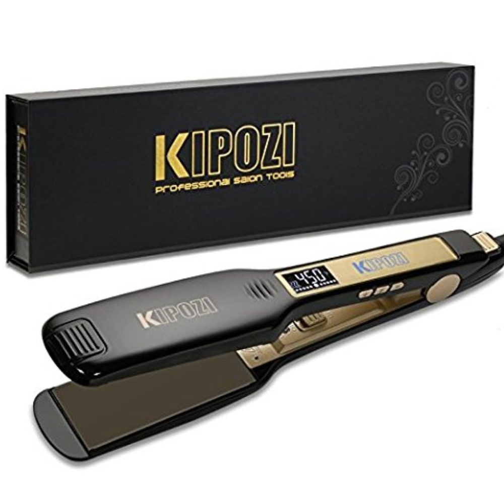 NEW: KIPOZI Titanium Flat Iron Hair Straightener